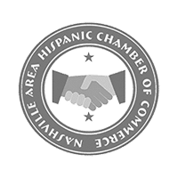 Nashville Hispanic Chamber of Commerce Logo - Grayscale