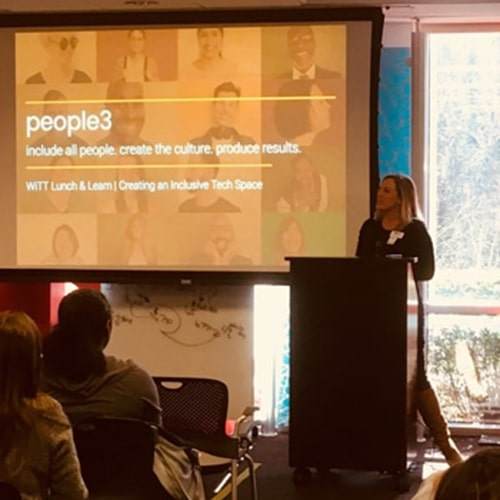 People3 inclusive tech space speaking event