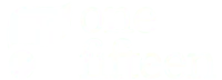 One Fifteen Logo - White